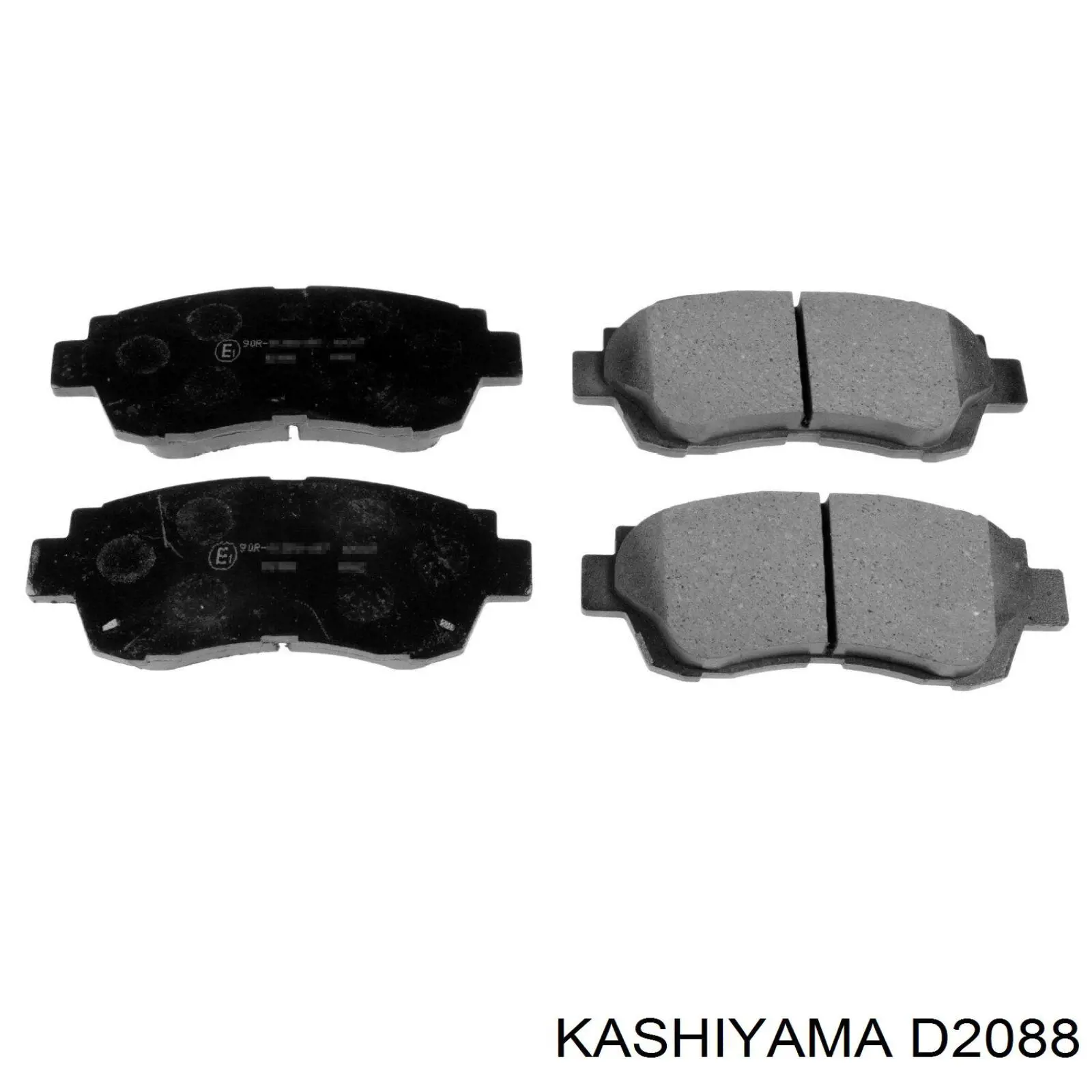 Купити D2088 Kashiyama Колодки гальмівні передні, дискові