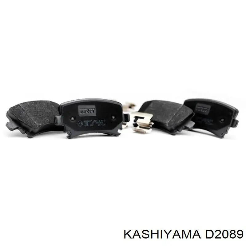 D2089 Kashiyama колодки гальмові задні, дискові