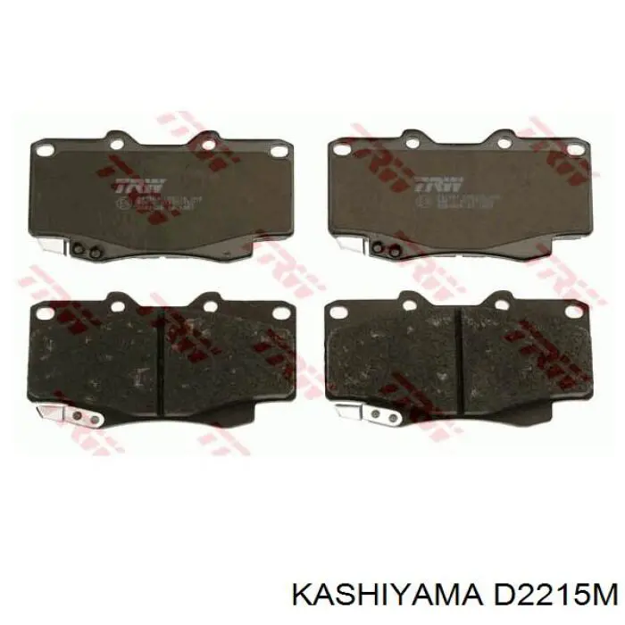 Гальмівні колодки Kashiyama D2215M ціна, від 28.60 USD