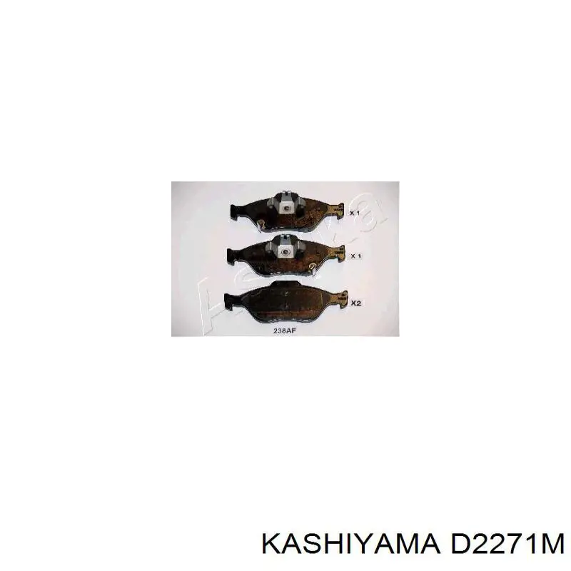 Гальмівні колодки Kashiyama D2271M ціна, від 29.59 USD