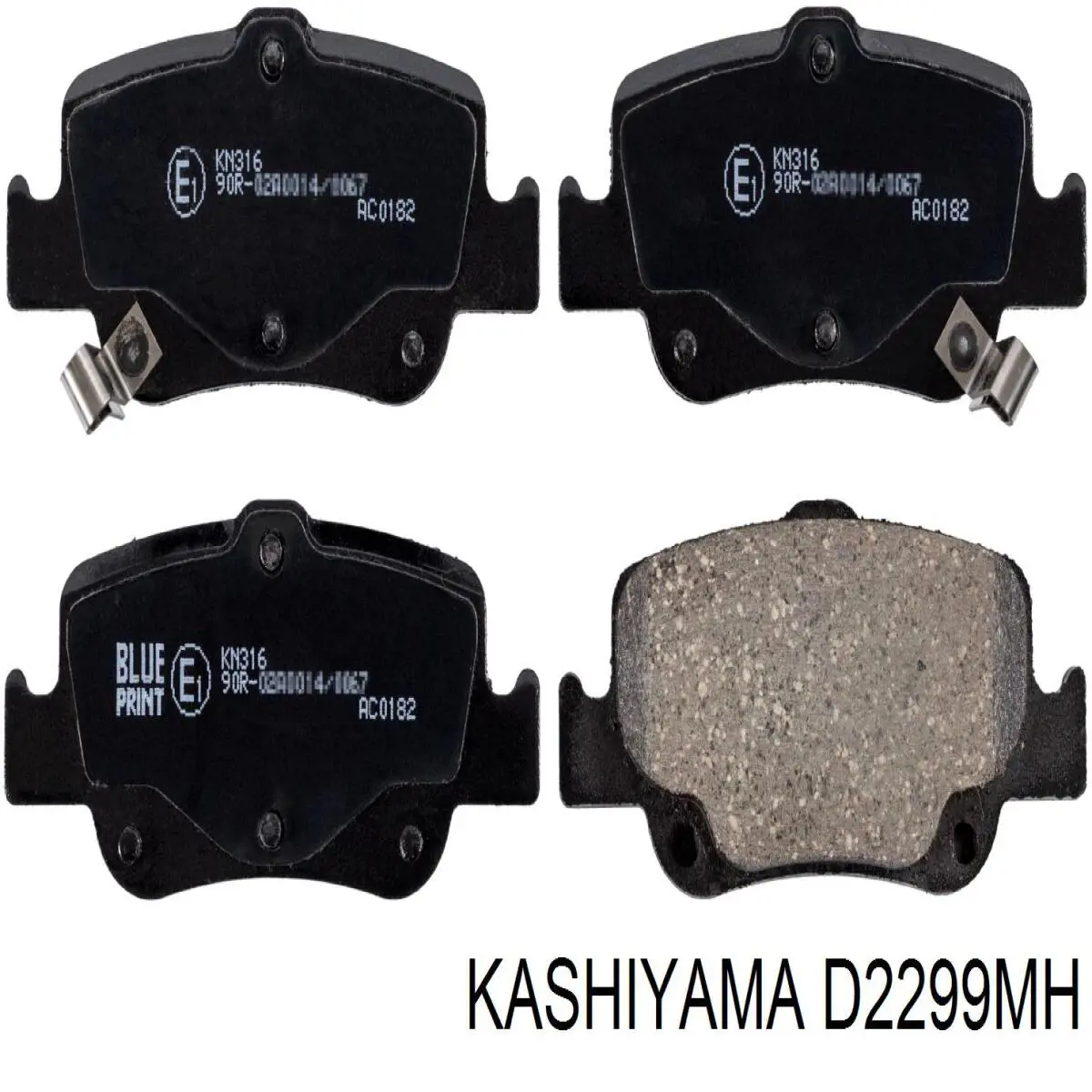 Задні гальмівні колодки Kashiyama D2299MH ціна, від 18.86 USD