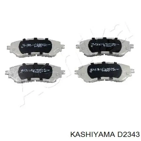 Гальмівні колодки Kashiyama D2343 ціна, від 18.26 USD