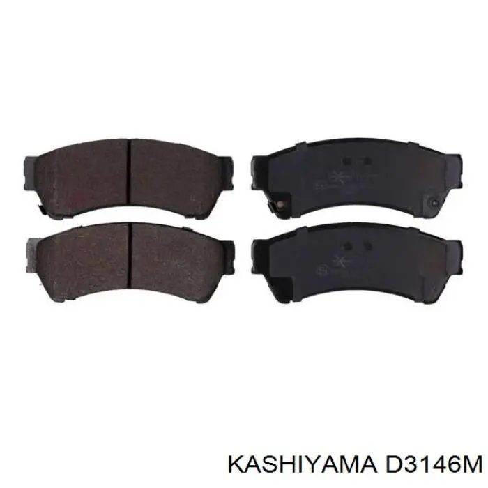 D3146M Kashiyama Передні гальмівні колодки