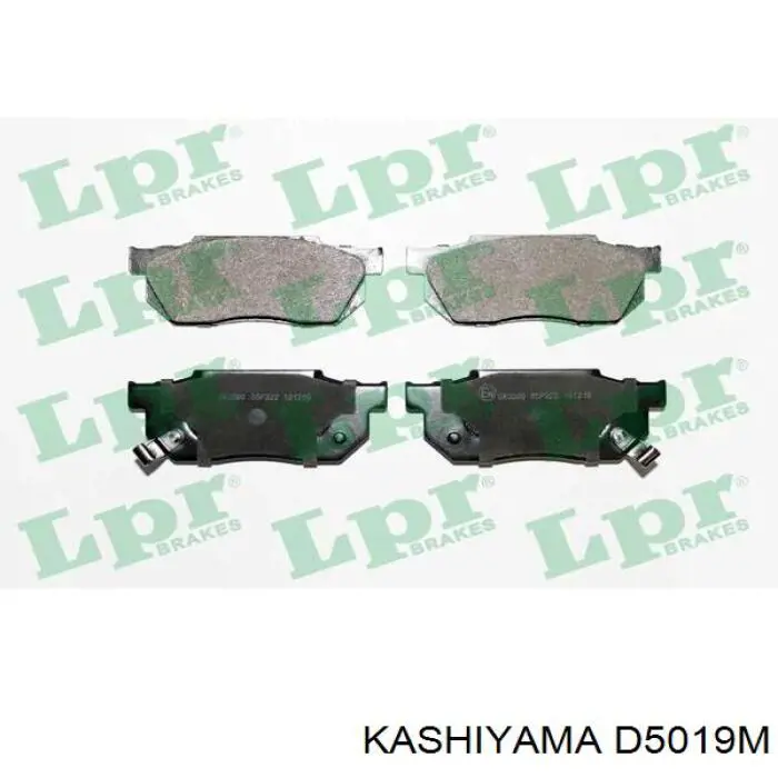 D5019M Kashiyama Передні гальмівні колодки