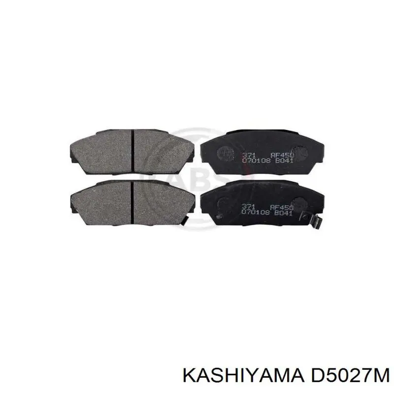 D5027M Kashiyama Передні гальмівні колодки