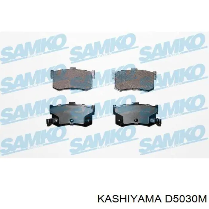 Задні гальмівні колодки D5030M Kashiyama