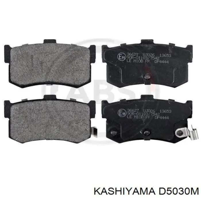Купити D5030M Kashiyama Задні колодки