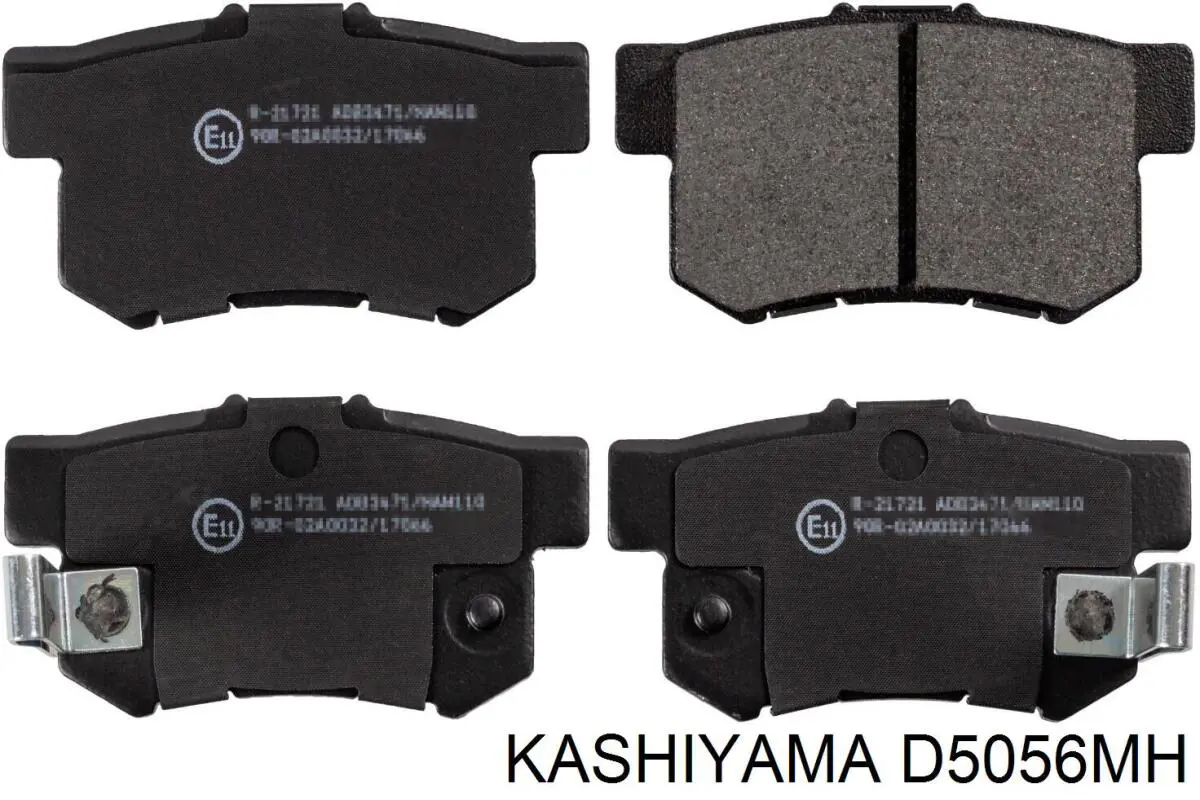 D5056MH Kashiyama колодки гальмові задні, дискові