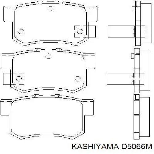 Задні гальмівні колодки Kashiyama D5066M ціна, від 20.27 USD