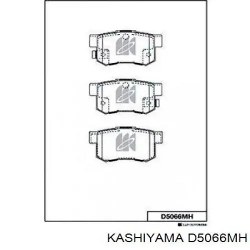Купити D5066MH Kashiyama Задні колодки