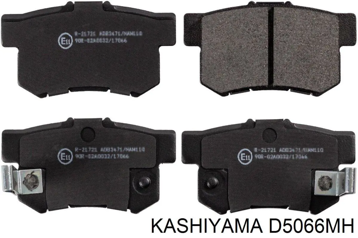 D5066MH Kashiyama Колодки гальмівні задні, дискові