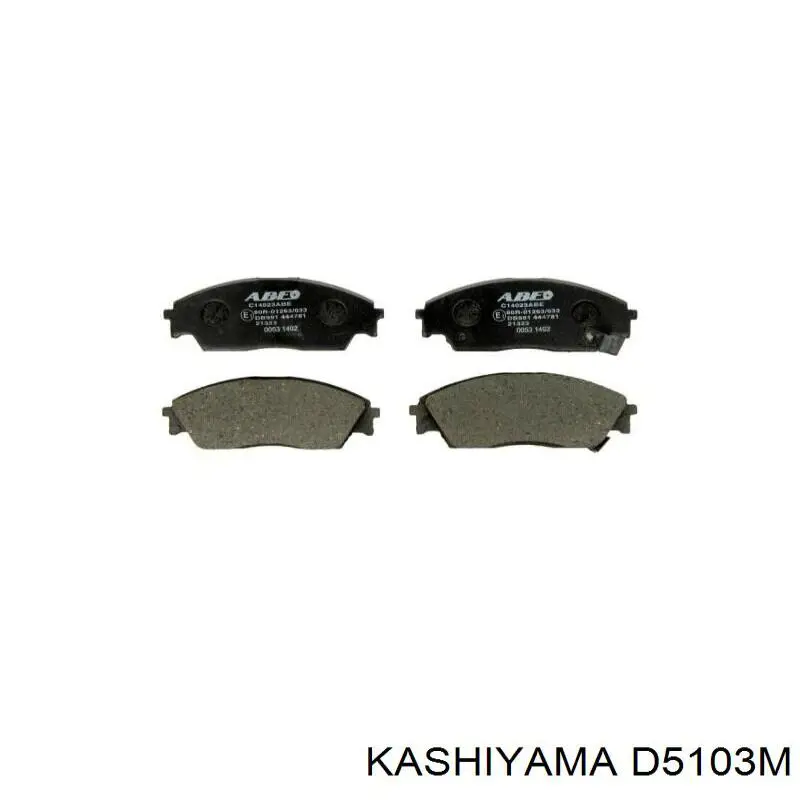Купити D5103M Kashiyama Колодки гальмівні передні, дискові