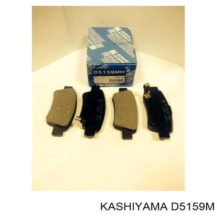 D5159M Kashiyama Колодки гальмівні задні, дискові