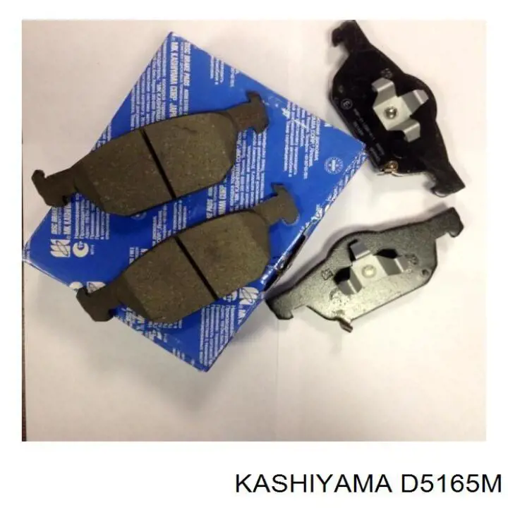 D5165M Kashiyama колодки гальмівні передні, дискові