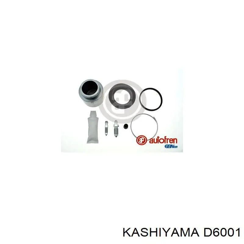 D6001 Kashiyama колодки гальмівні передні, дискові