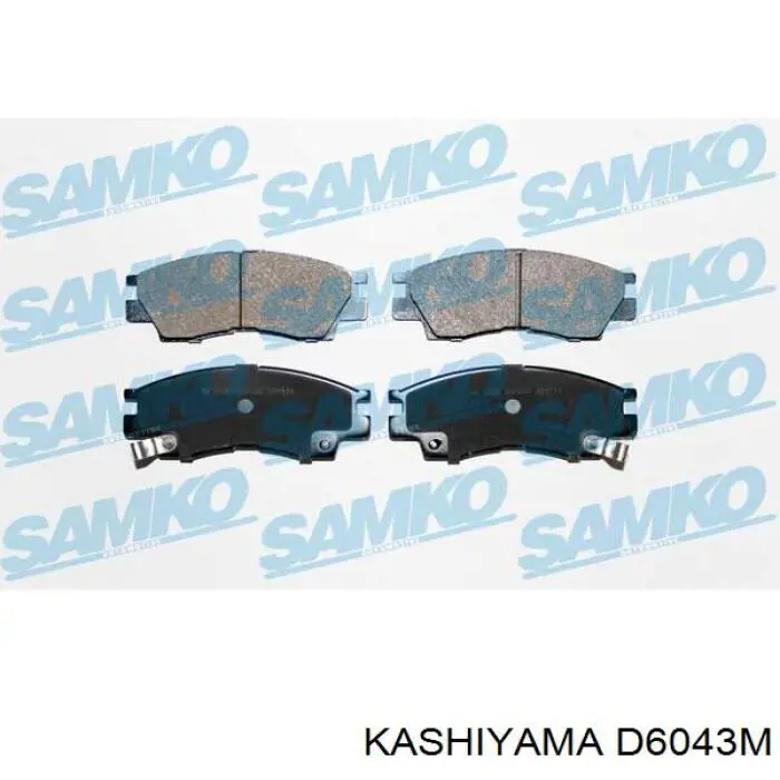 D6043M Kashiyama Передні гальмівні колодки