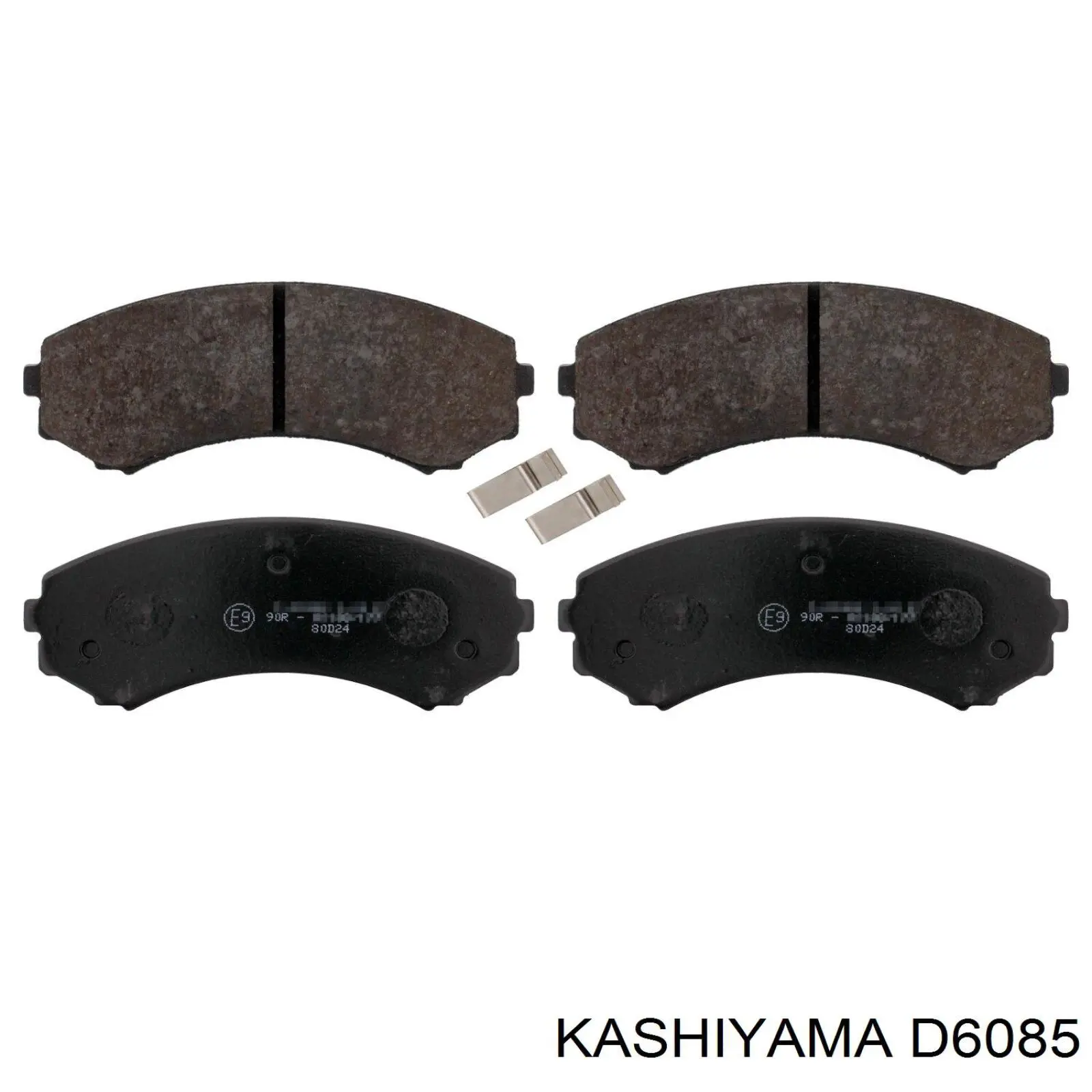 D6085 Kashiyama колодки гальмівні передні, дискові