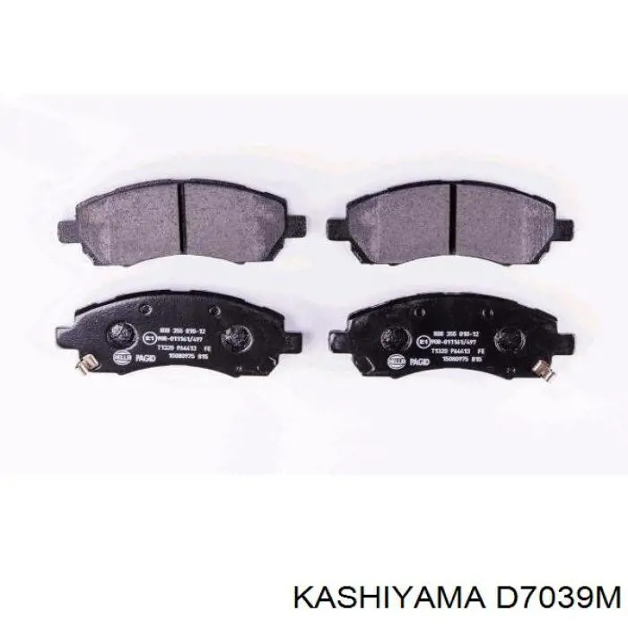 Передні тормозні колодки D7039M Kashiyama