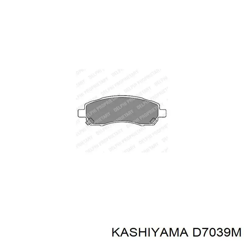 Гальмівні колодки Kashiyama D7039M ціна, від 19.05 USD