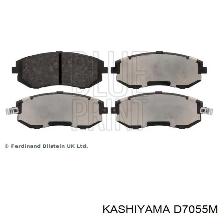 Передні тормозні колодки D7055M Kashiyama