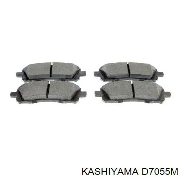 Купити D7055M Kashiyama Колодки гальмівні передні, дискові