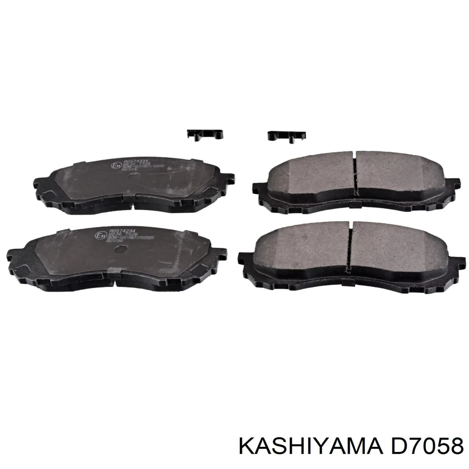 D7058 Kashiyama колодки гальмівні передні, дискові