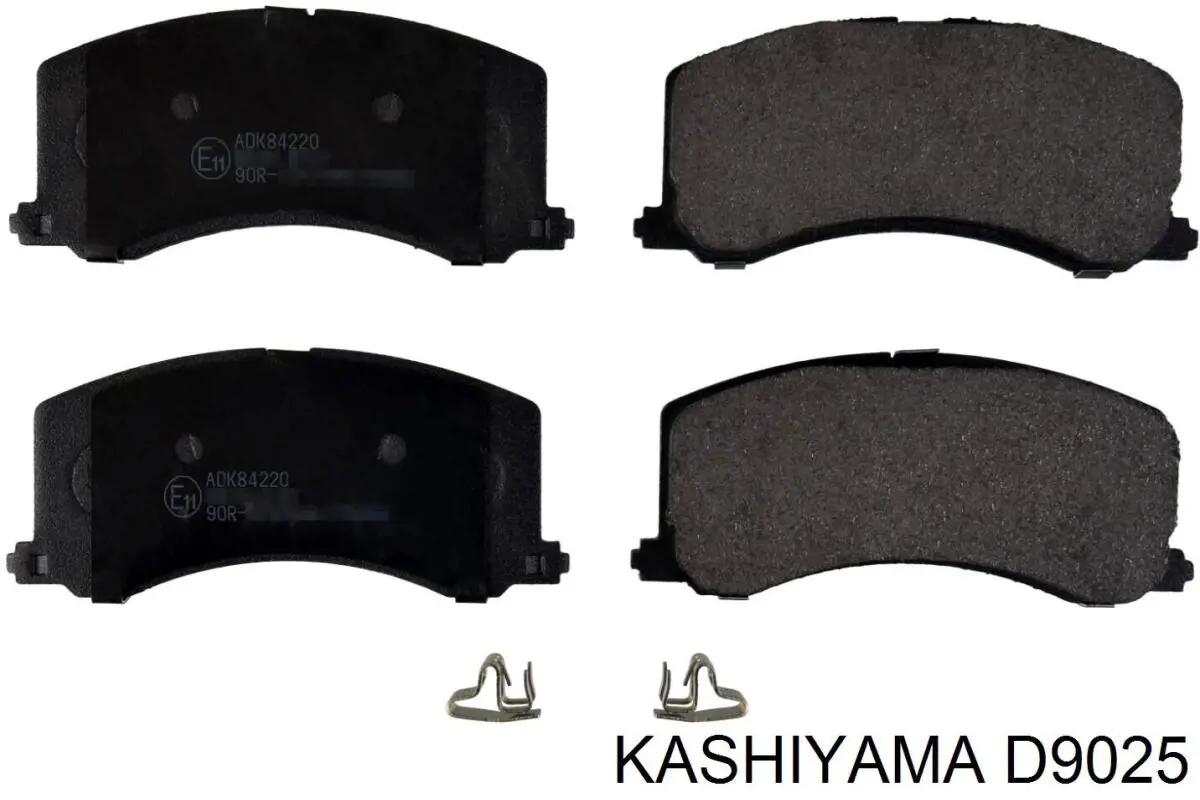 D9025 Kashiyama Передні гальмівні колодки