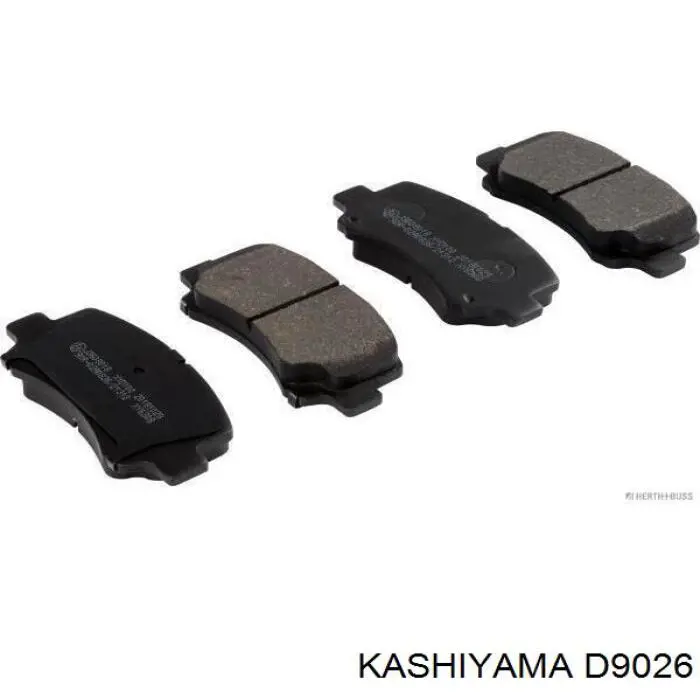 Купити D9026 Kashiyama Колодки гальмівні передні, дискові