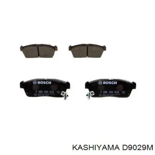 D9029M Kashiyama Передні гальмівні колодки