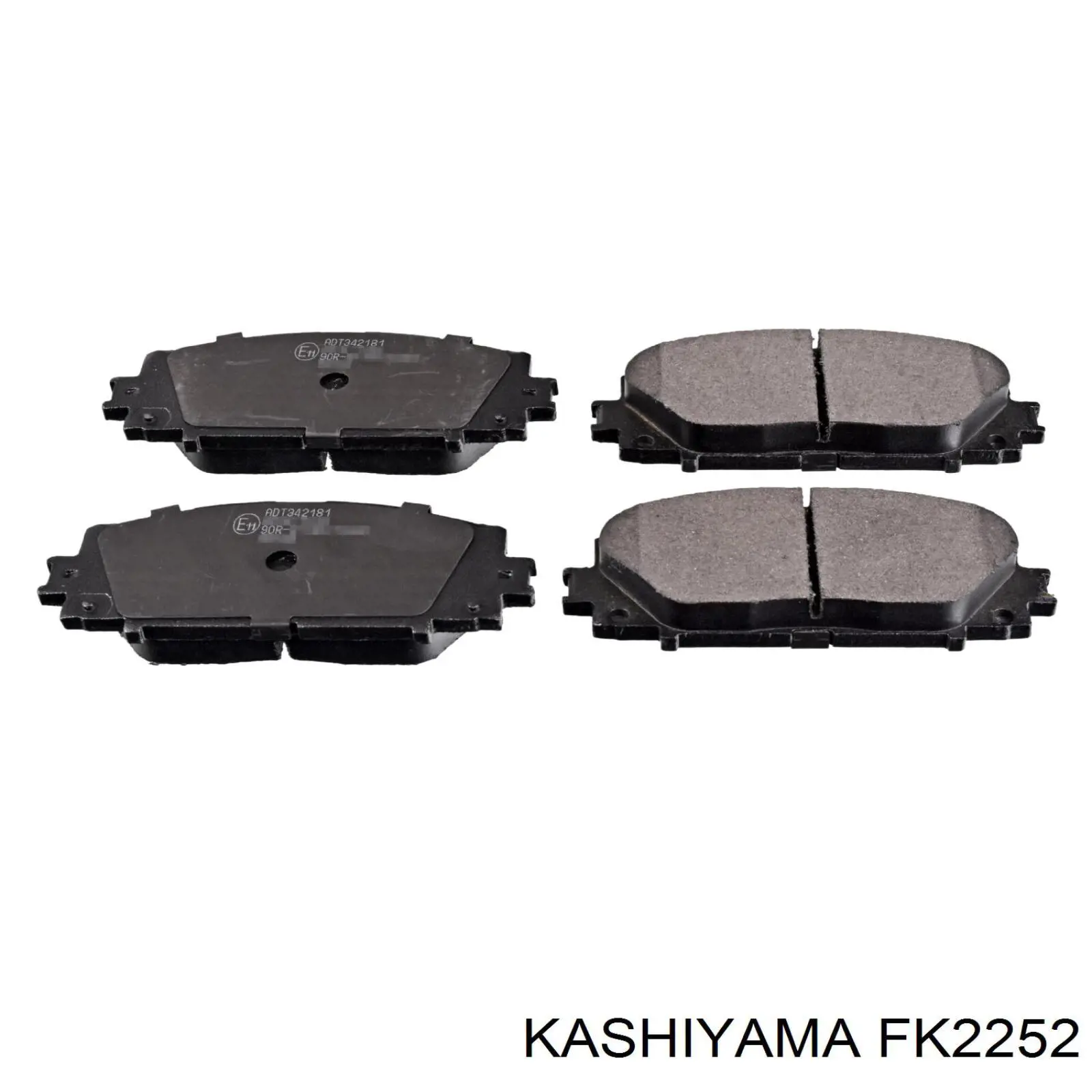 FK2252 Kashiyama Передні гальмівні колодки