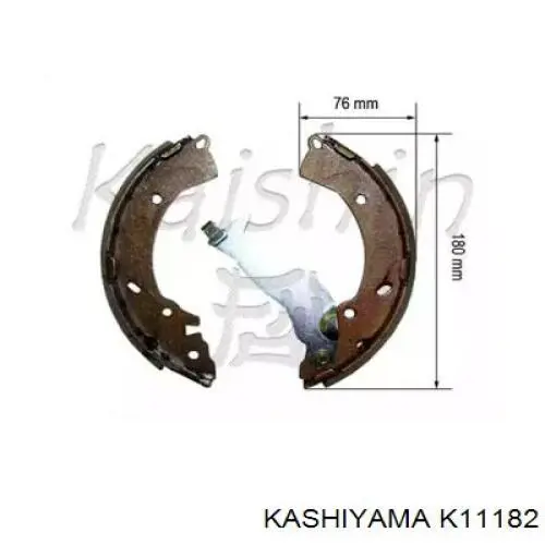 Колодки гальмові задні, барабанні Kashiyama K11182 ціна, від 21.33 USD
