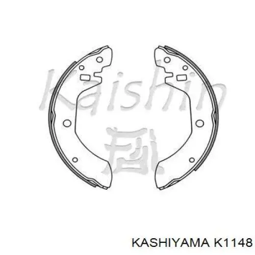K1148 Kashiyama колодки гальмові задні, барабанні