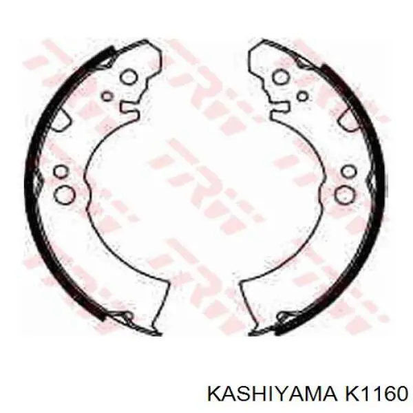 K1160 Kashiyama колодки гальмові задні, барабанні