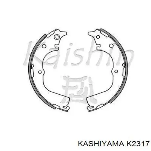 Колодки гальмові задні, барабанні K2317 Kashiyama