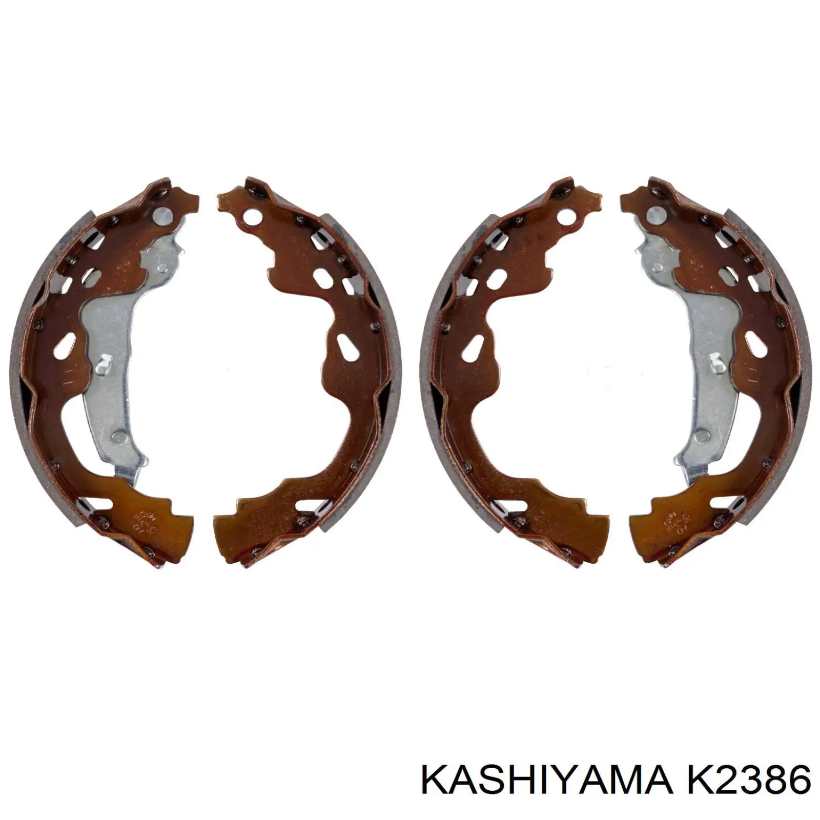 K2386 Kashiyama колодки гальмові задні, барабанні