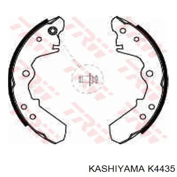 Колодки гальмові задні, барабанні K4435 Kashiyama