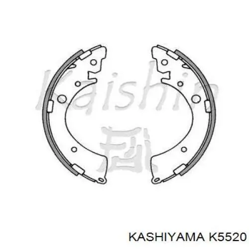 Колодки гальмові задні, барабанні Kashiyama K5520 ціна, від 17.26 USD
