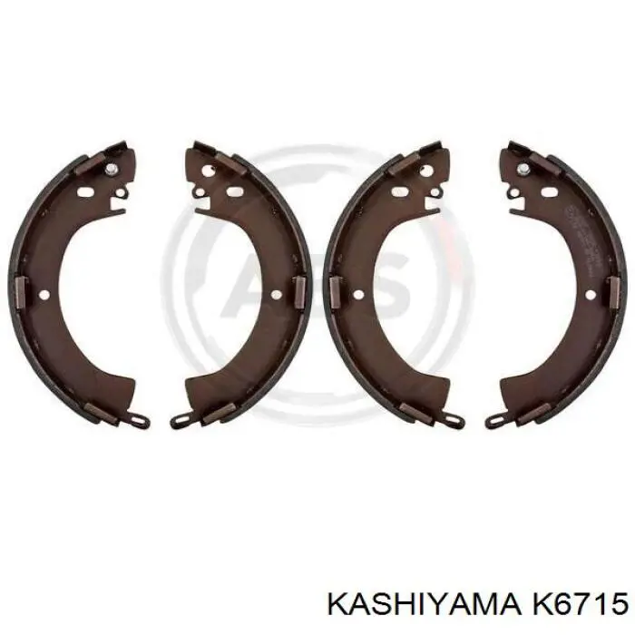 Купити K6715 Kashiyama Колодки гальмові задні, барабанні