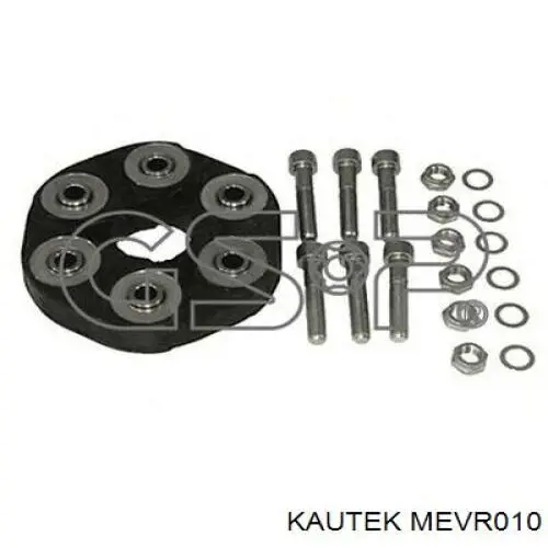 MEVR010 Kautek Муфта кардана еластична, перед./зад.