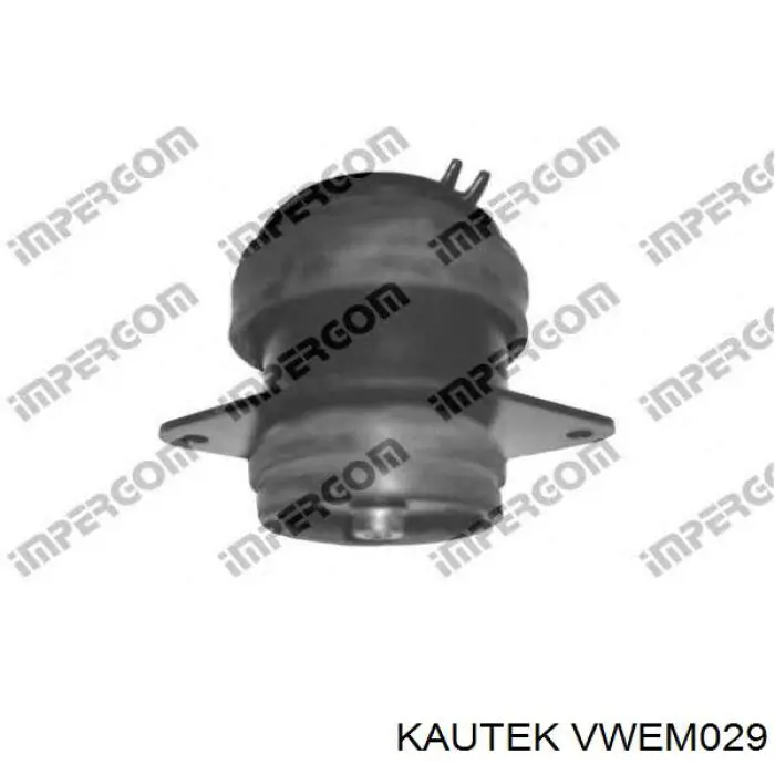 VWEM029 Kautek подушка (опора двигуна, права задня)