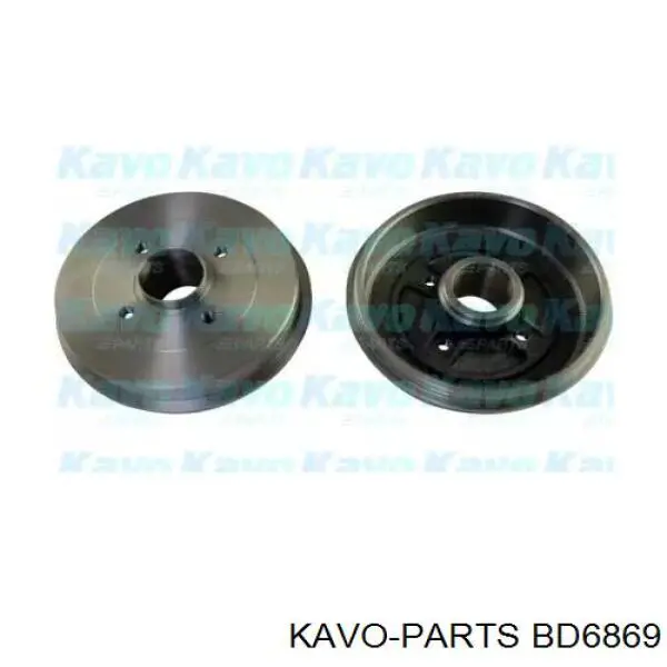 Барабан гальмівний задній Kavo Parts BD6869 ціна, від 29.65 USD