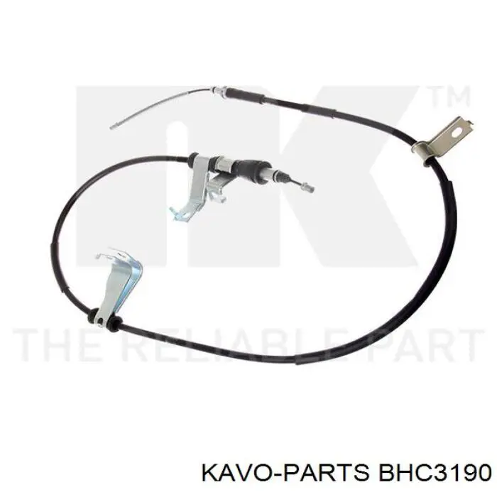 Трос стоянкового гальма задній правий Kavo Parts BHC3190 ціна, від 15.86 USD