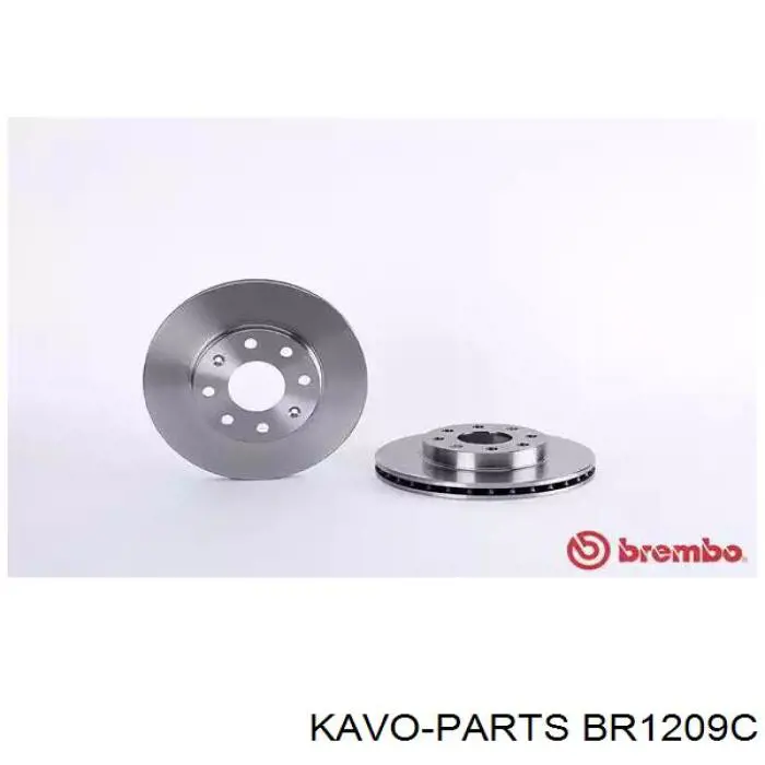 Гальмівні диски передні BR1209C Kavo Parts