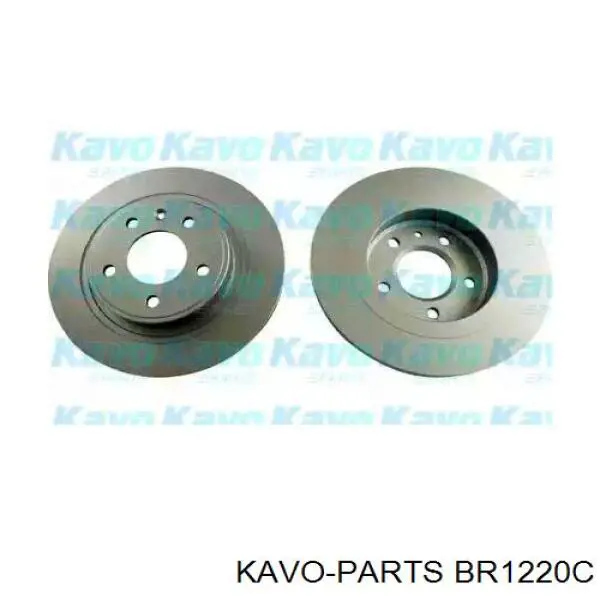 BR1220C Kavo Parts диск гальмівний задній