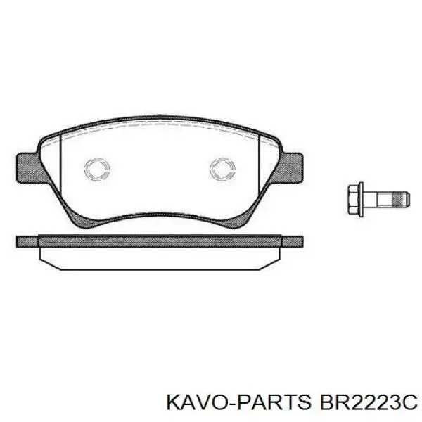 Купити BR2223C Kavo Parts Ротор гальмівний