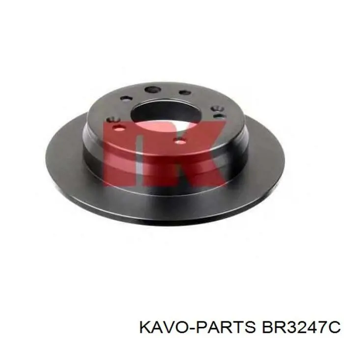 Диск гальмівний задній Kavo Parts BR3247C
