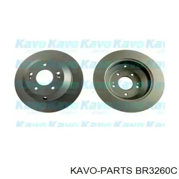 Диск гальмівний задній BR3260C Kavo Parts