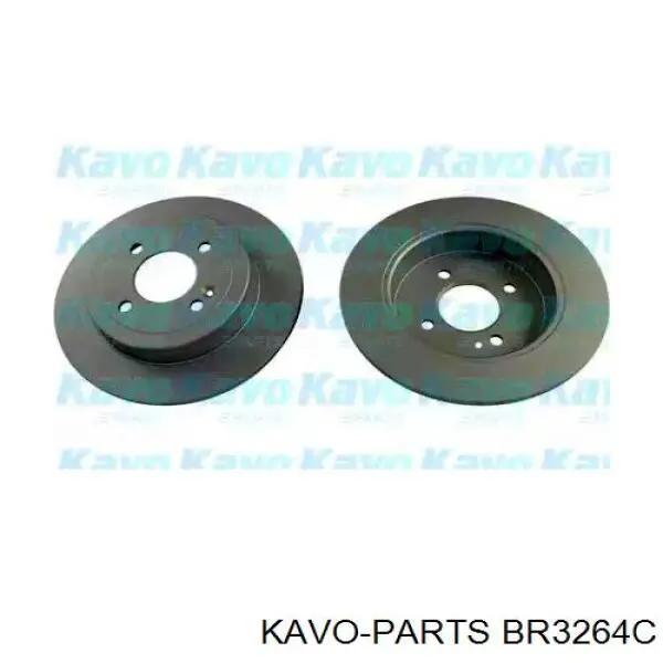 Диск гальмівний задній BR3264C Kavo Parts