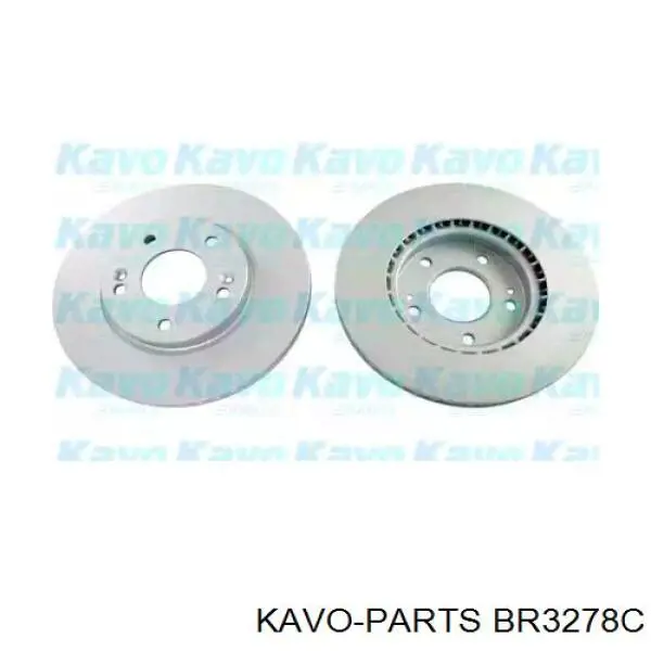 BR3278C Kavo Parts диск гальмівний передній