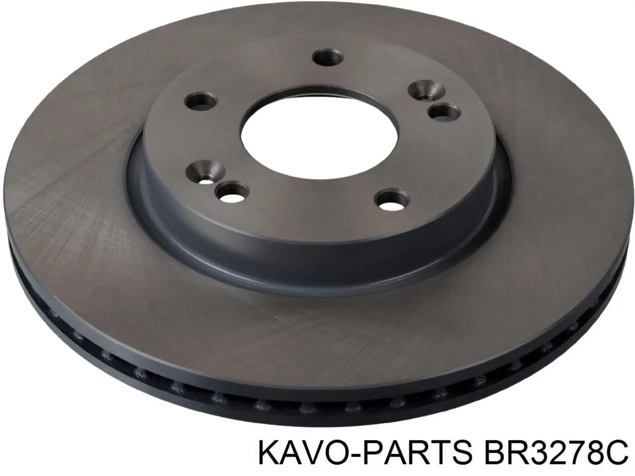 Диск переднього гальма Kavo Parts BR3278C ціна, від 35.58 USD